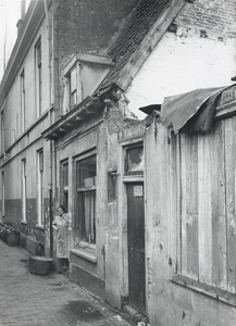 407205 Gezicht op het huis Dorstige Hartsteeg 45 Utrecht.